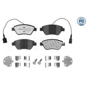 Bremsbelagsatz, Scheibenbremse MEYLE 025 237 0617/PD