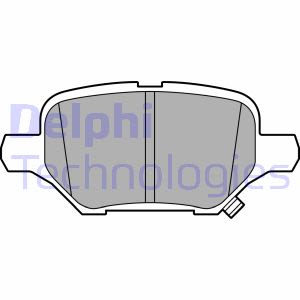 Remblokset DELPHI LP3611, achter