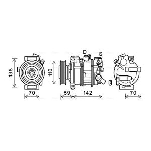 Compressor, ar condicionado AVA COOLING AIAK401