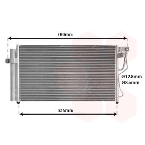 A/C-kondensor VAN WEZEL 82005178