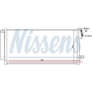 Condensatore, impianto di climatizzazione NISSENS NIS 940169