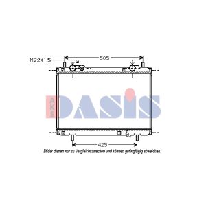 Motorkühler AKS DASIS 080970N