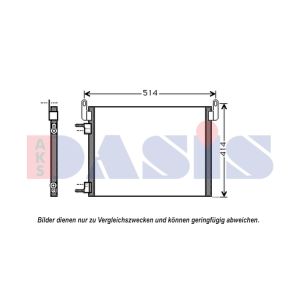 Condenseur (climatisation) AKS DASIS 152046N