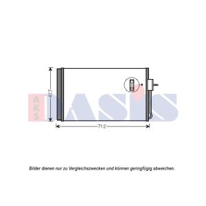 Kondensator, Klimaanlage AKS DASIS 152047N