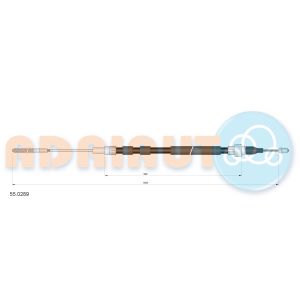 Cable, freno de servicio ADRIAUTO 55.0289