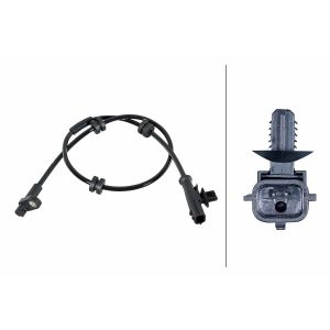 ABS-sensor HELLA 6PU 358 252-021