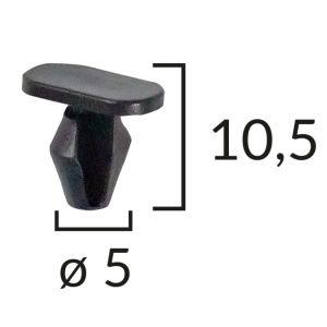 Clip ROMIX C60595, 10 Stück