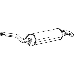 Endschalldämpfer BOSAL 278-013