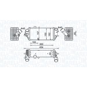 Ladeluftkühler MAGNETI MARELLI 351319205690