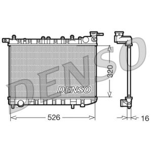 Arrefecedor do motor DENSO DRM46015