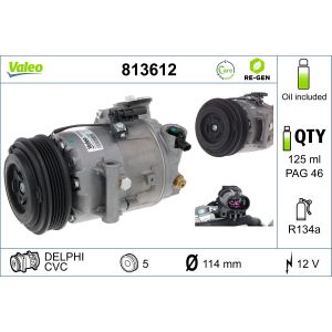 Compressor, ar condicionado VALEO 813612