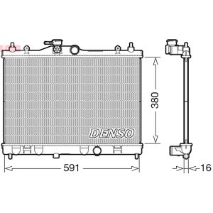 Radiateur moteur DENSO DRM46040