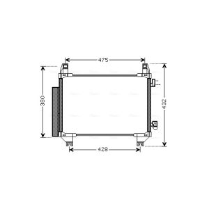 Kondensator, Klimaanlage AVA COOLING TO5665D