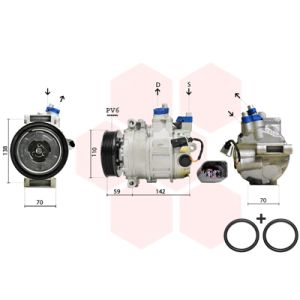 Compressor, ar condicionado VAN WEZEL 0300K029