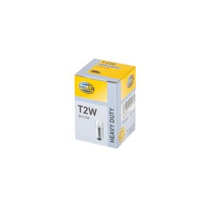 Lâmpada Halogen HELLA H Heavy Duty 24V, 2W, 10 peça