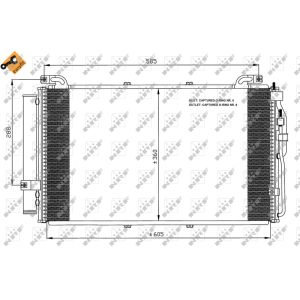 Condenseur, climatisation NRF 35477