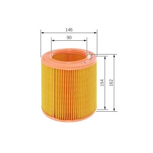 Luftfilter BOSCH FILTRY 1 457 433 652