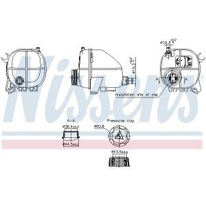 Tanque de expansão NISSENS NIS 996357