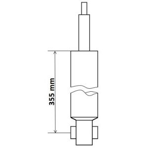 Amortecedor Excel-G KYB 3438022