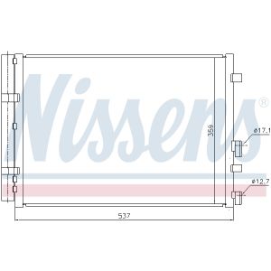 A/C-kondensor AVA COOLING HY5610D