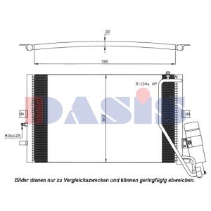 Condenseur (climatisation) AKS DASIS 192003N