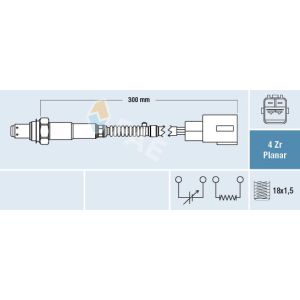 Sonde lambda FAE 77454