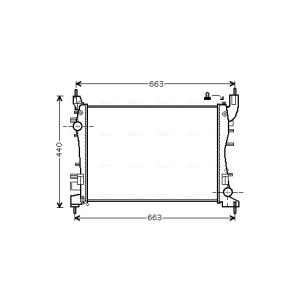 Arrefecedor do motor AVA COOLING FTA2358