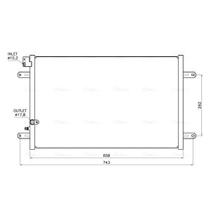 Condenseur (climatisation) AVA COOLING AI5458