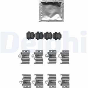 Kit de acessórios, pastilha de travão de disco DELPHI LX0668
