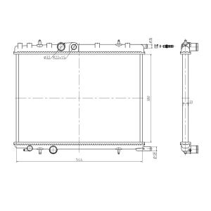 Kühler, Motorkühlung Economy Class NRF 58304A