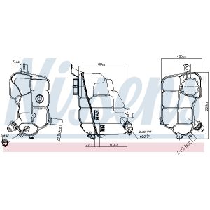 Depósito de compensación, refrigerante NISSENS 996157