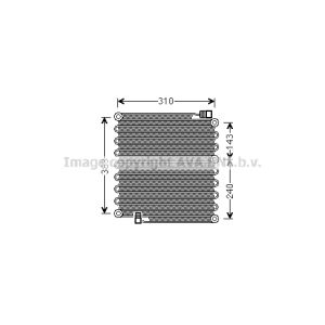 Lauhdutin, ilmastointilaite AVA COOLING FE5014