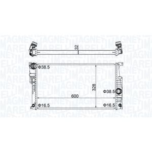 Arrefecedor do motor MAGNETI MARELLI 350213202300