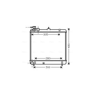 Arrefecedor do motor AVA COOLING HY2192