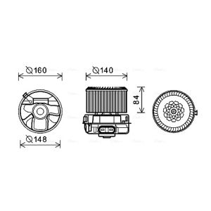 Ventilador da cabina AVA COOLING PE8369