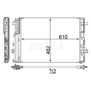 Condensatore, impianto di climatizzazione MAHLE AC 446 000S