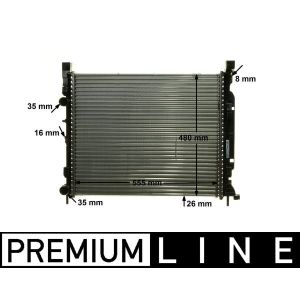 Arrefecedor do motor MAHLE CR 1155 000P