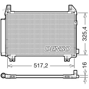 Condensor, airconditioning DENSO DCN50107