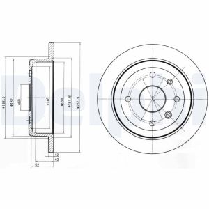 Disque de frein DELPHI BG4194