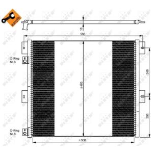 Condensatore, climatizzatore EASY FIT NRF 35924