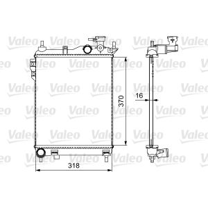 Arrefecedor do motor VALEO 734910