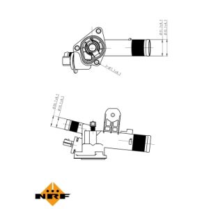 Thermostaat, koelvloeistof EASY FIT NRF 725082