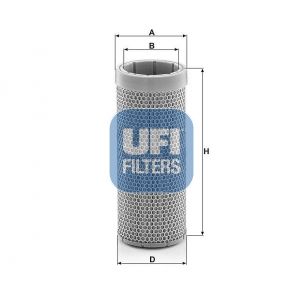 Filtro aria secondaria UFI 27.557.00