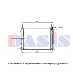Motorkühler AKS DASIS 180087N