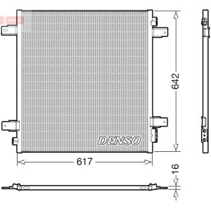 Condensator, airconditioning DENSO DCN46027