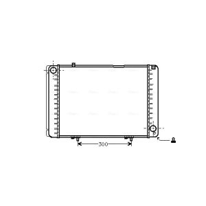 Arrefecedor do motor AVA COOLING MS2134