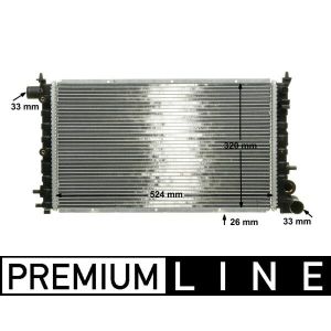 Arrefecedor do motor MAHLE CR 430 000P