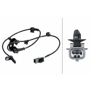 Sensor do ABS traseiro, direito HELLA 6PU 358 251-171