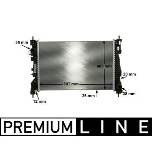 Arrefecedor do motor MAHLE CR 1180 000P