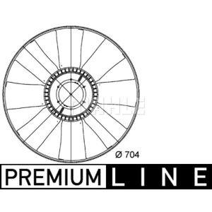 Ventilatorwiel, motorkoeling MAHLE CFW 9 000P